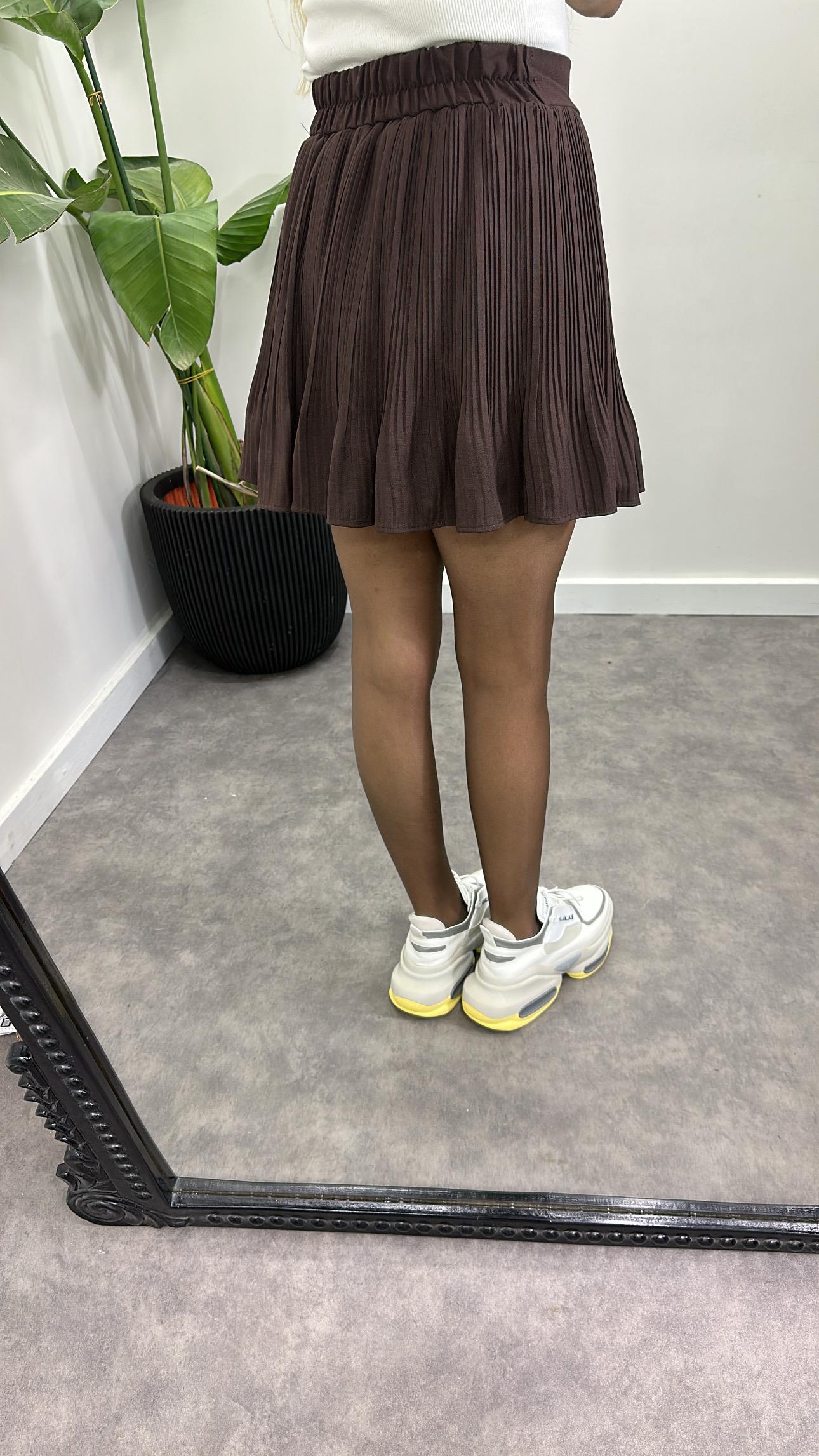 Pliseli Şortlu Etek