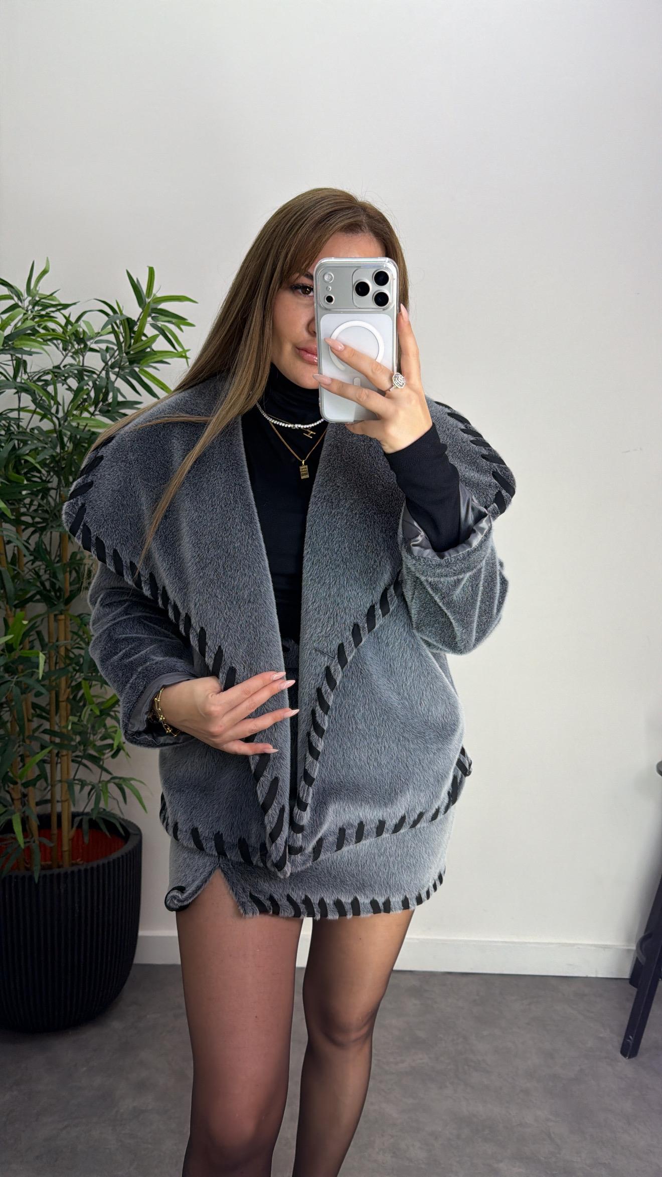 Premium Kalite Sakallı Yumoş Ceket