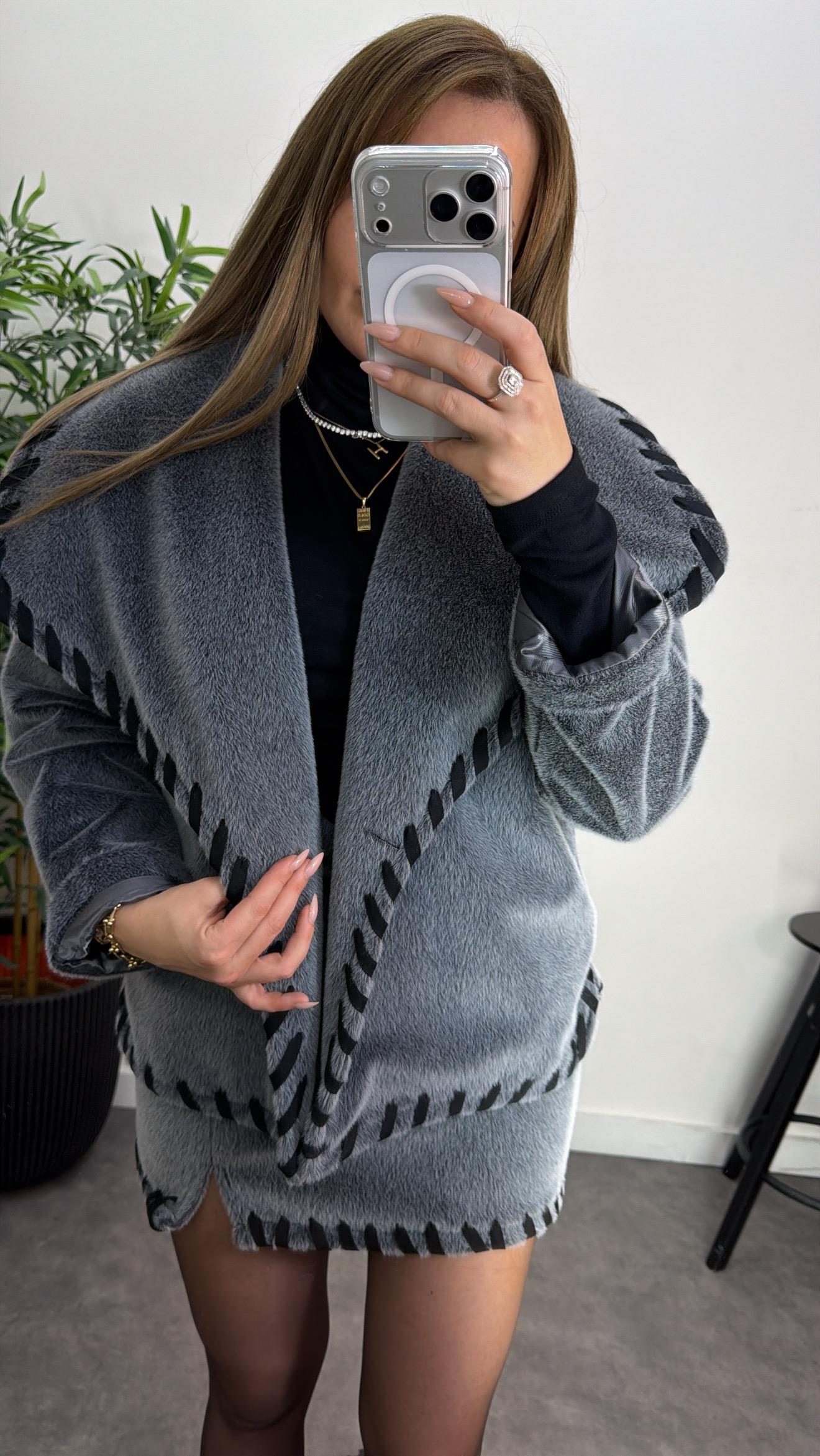 Premium Kalite Sakallı Yumoş Ceket