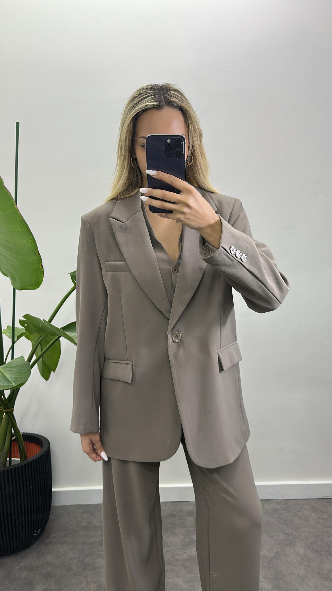 Premium Tek Düğmeli Blazer Ceket