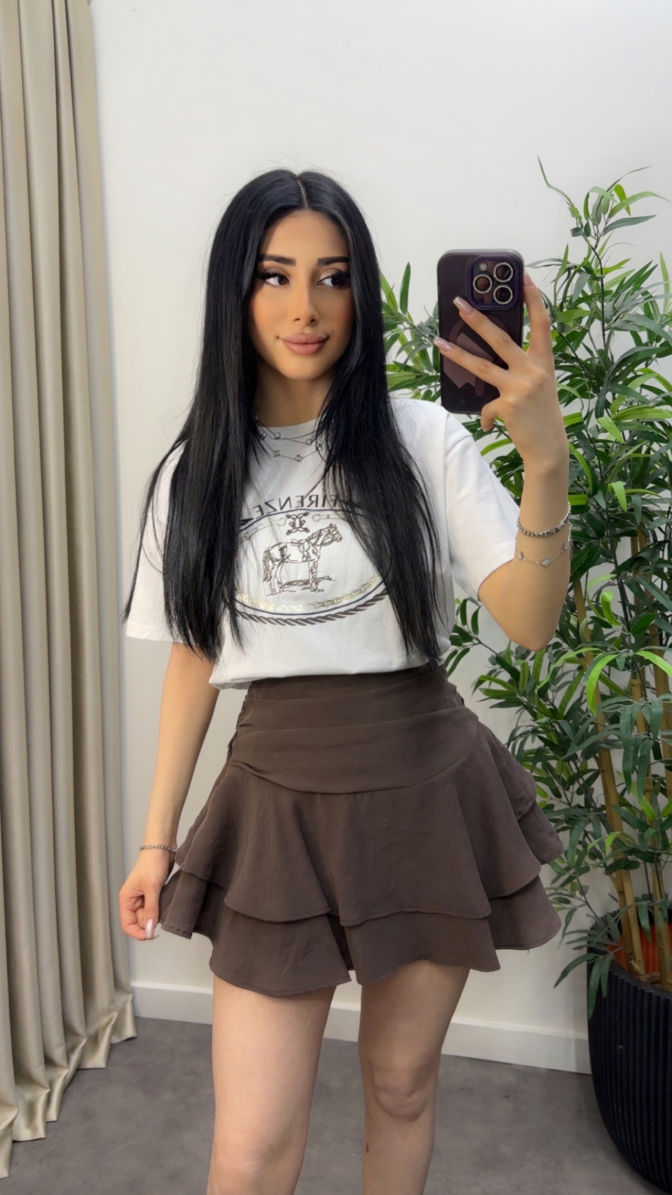 Tensel Şortlu Etek