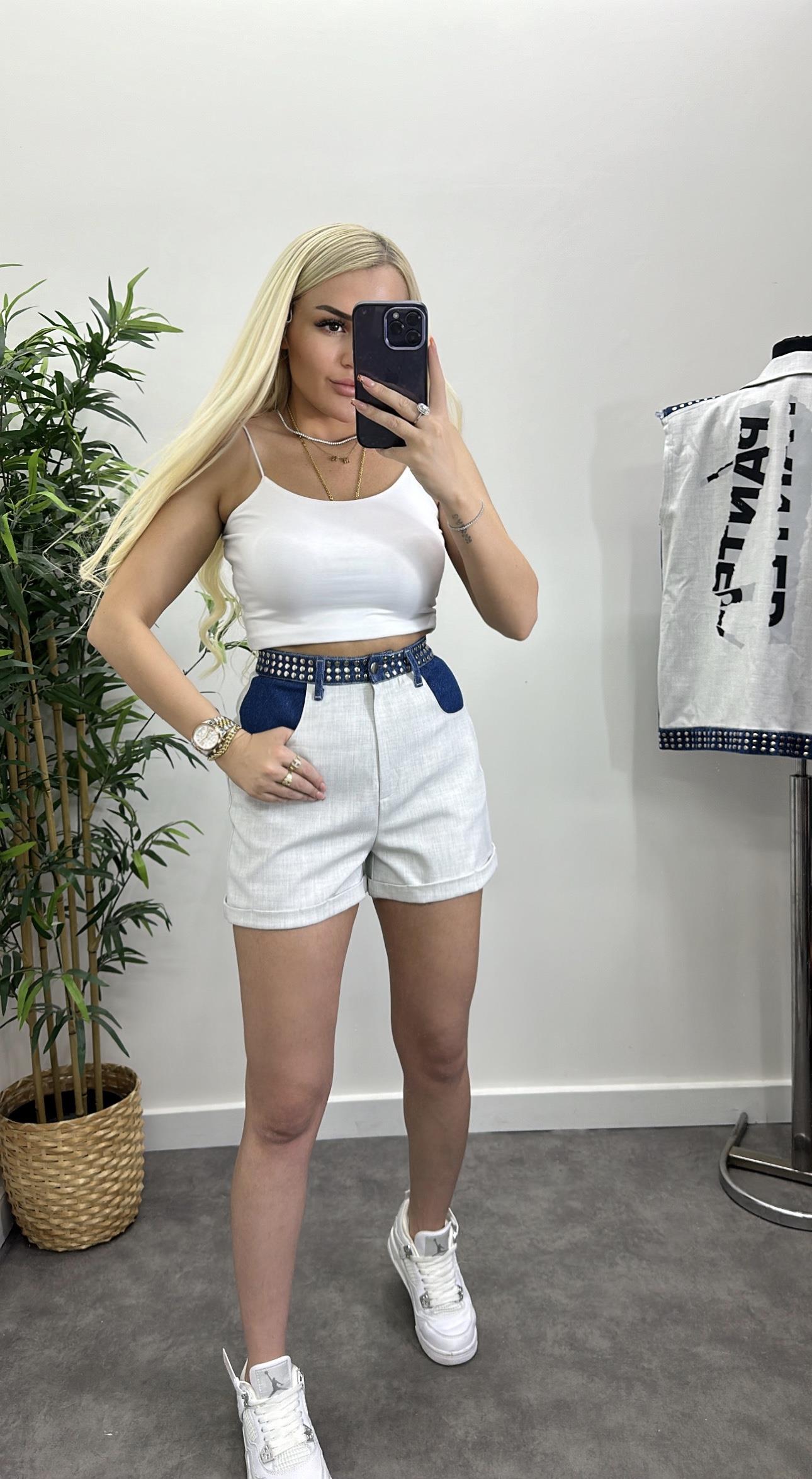 Zımbalı Lüx Tasarım Yelek