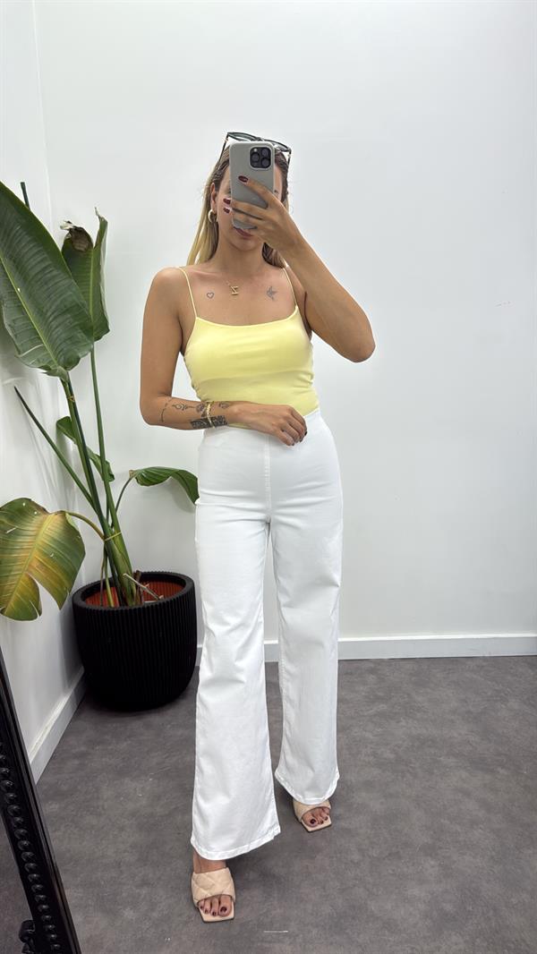 Beli Lastikli Streç Palazzo Jean