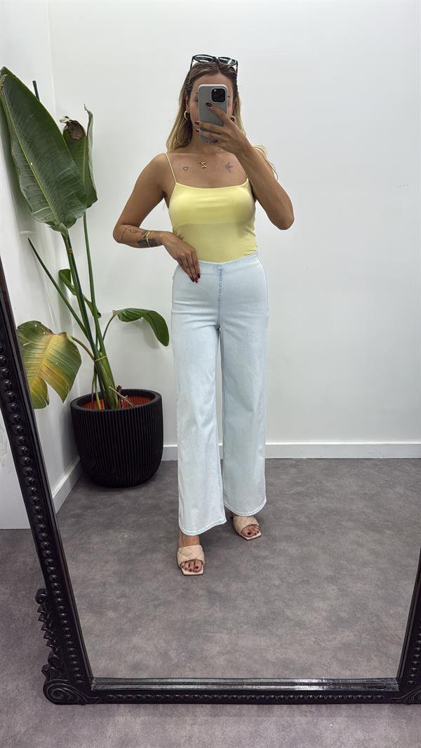 Beli Lastikli Streç Palazzo Jean