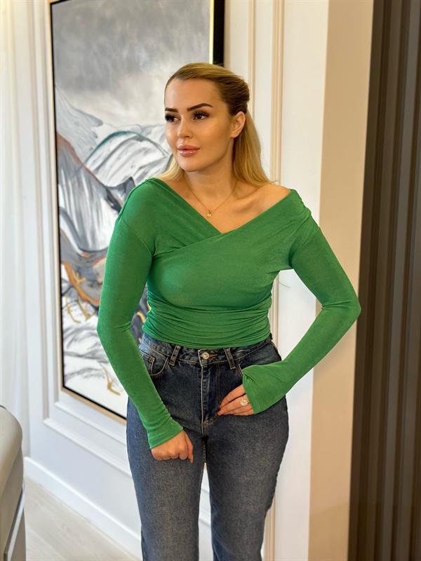 Büzgü Detay Buzzy Bluz