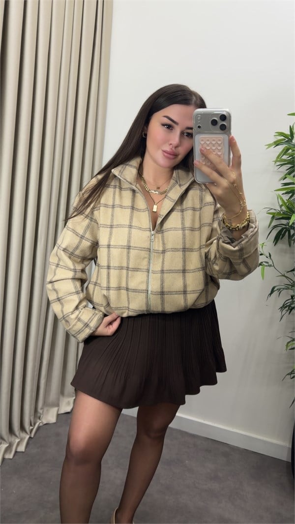 Ekose Bomber Ceket