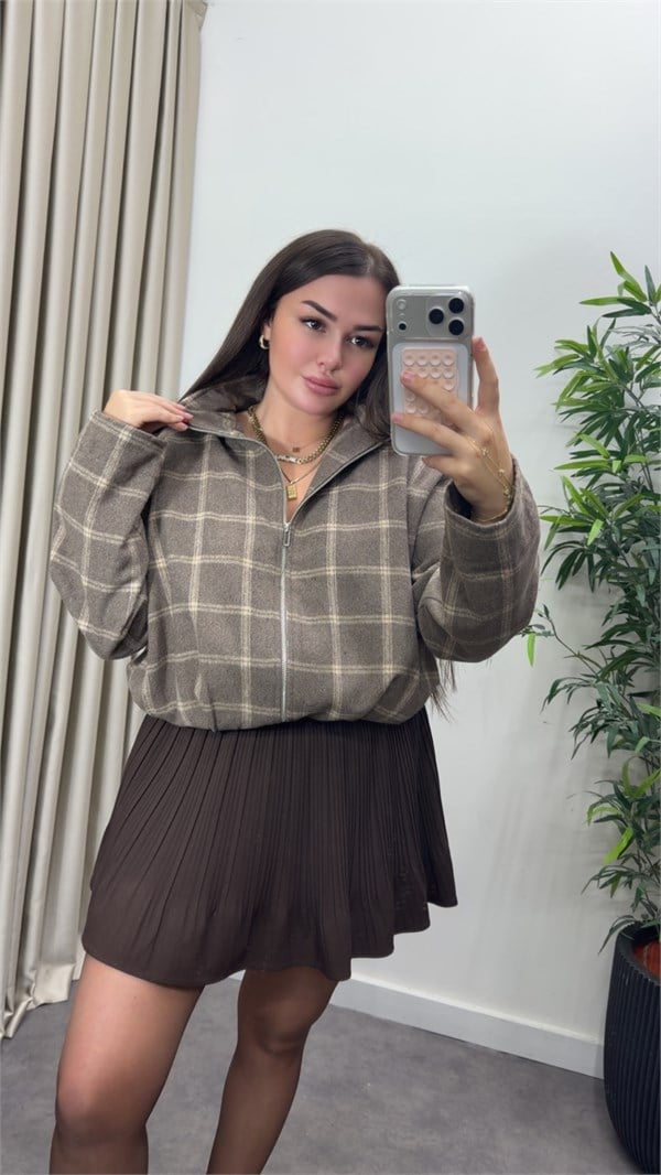 Ekose Bomber Ceket