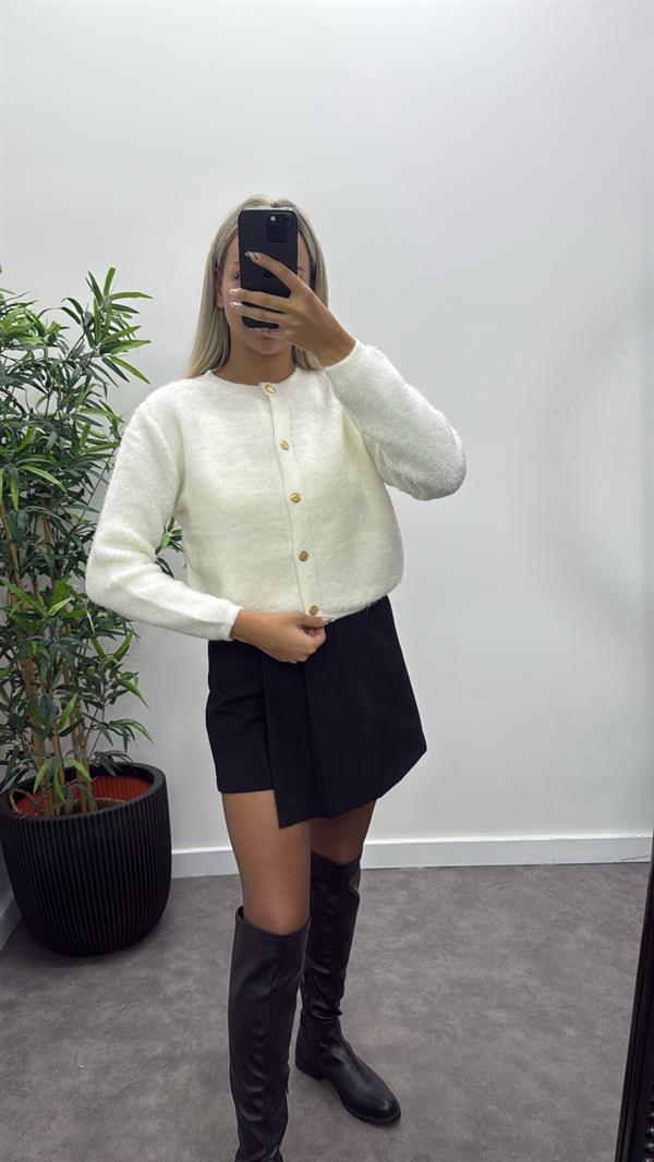 Gold Düğmeli Massim Hırka