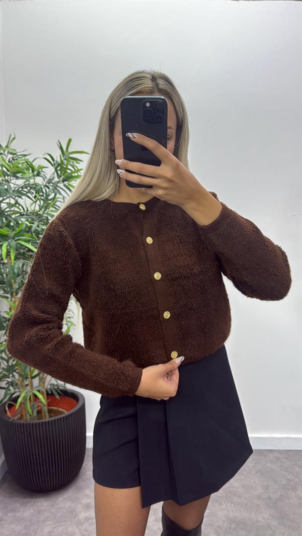 Gold Düğmeli Massim Hırka