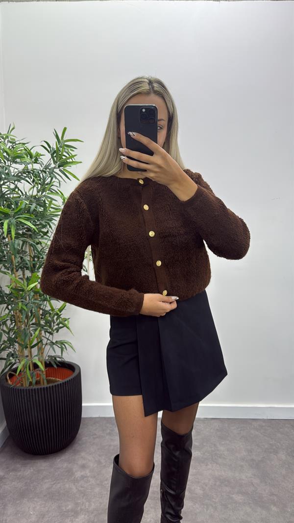 Gold Düğmeli Massim Hırka