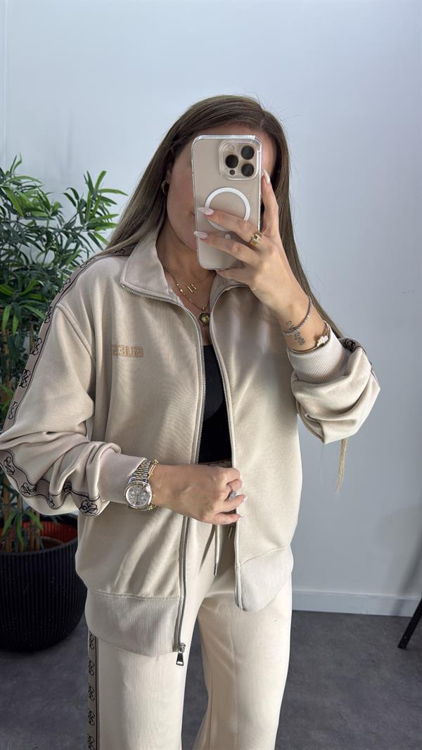 Gues Fermuarlı Sweat