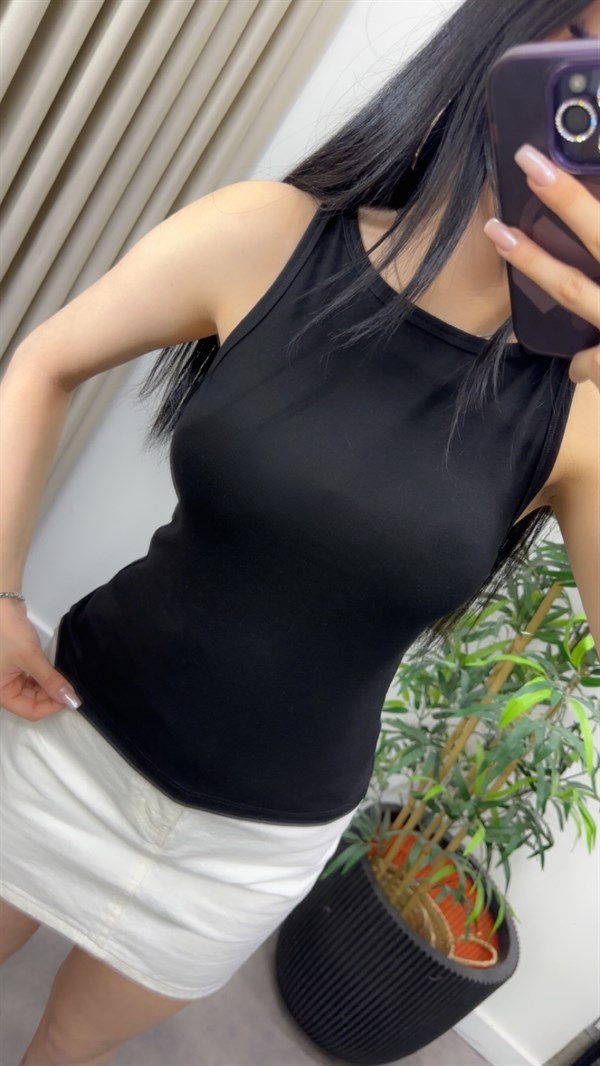 Halter Yaka Bluz