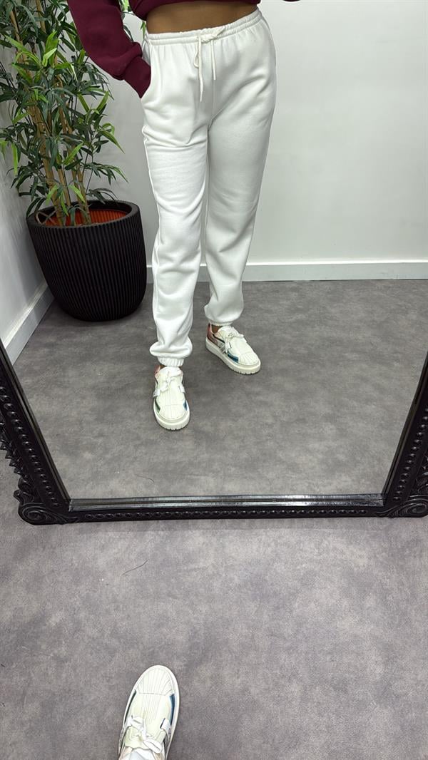 İnce Lastikli Şardonlu Eşofman