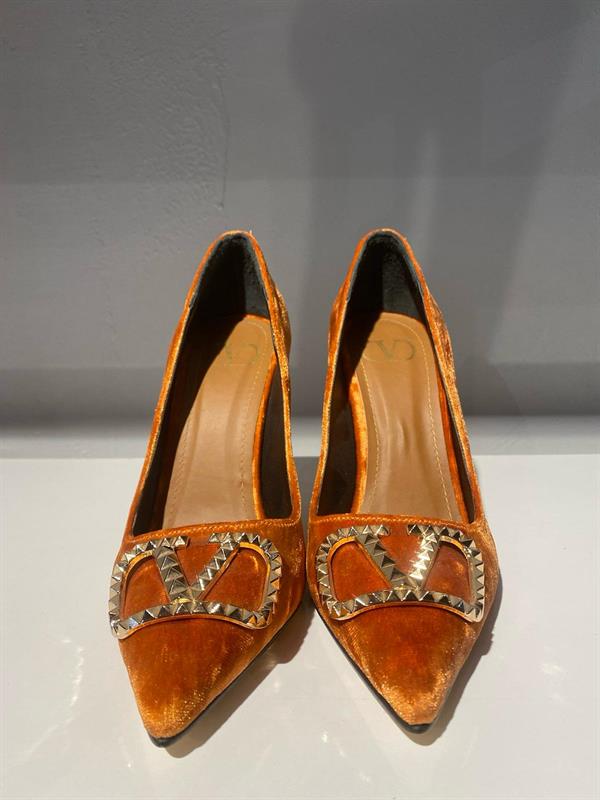 İthal Kadife Stiletto