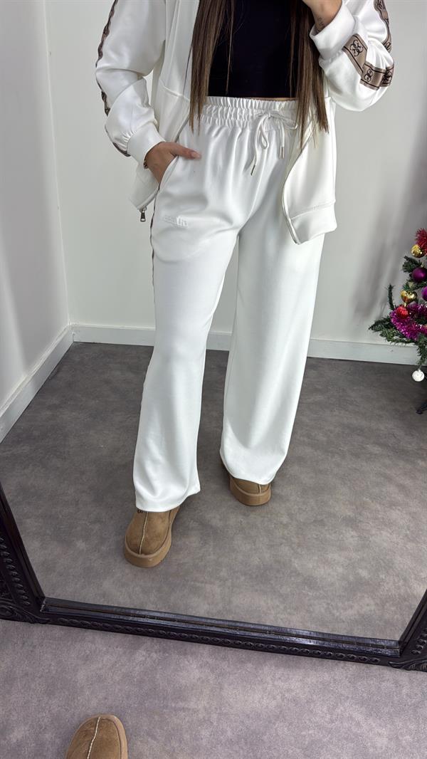 İthal Modal Kumaş Şeritli Takım