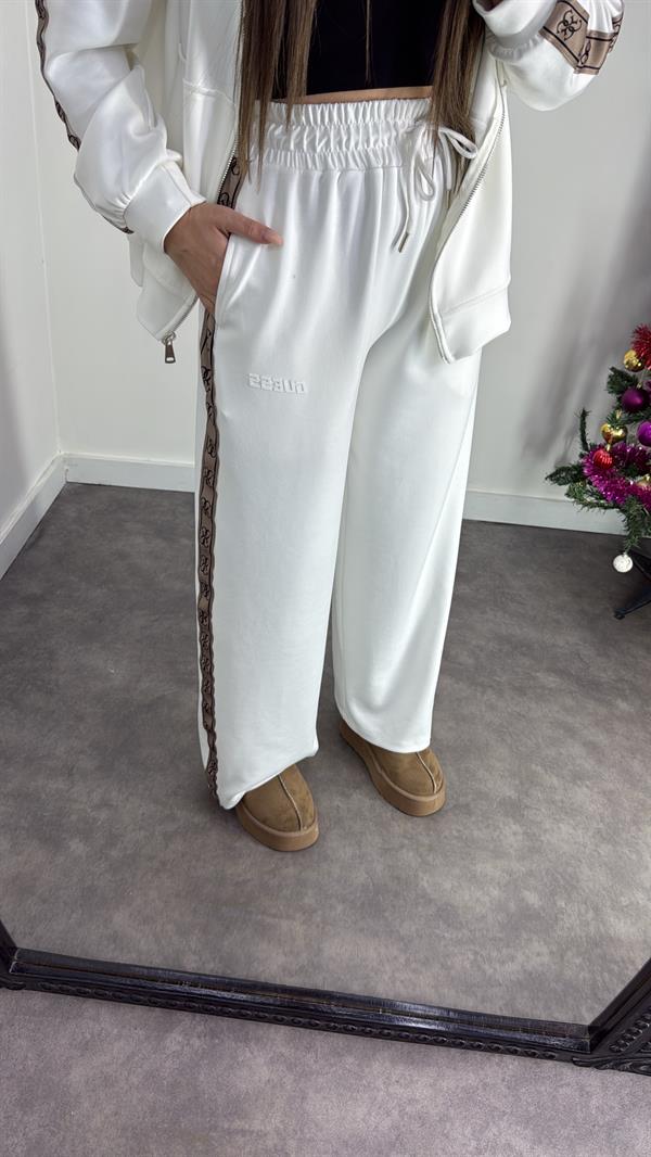 İthal Modal Kumaş Şeritli Takım