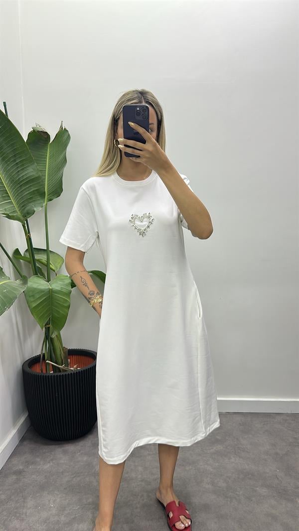 Kalpli Kompak Elbise