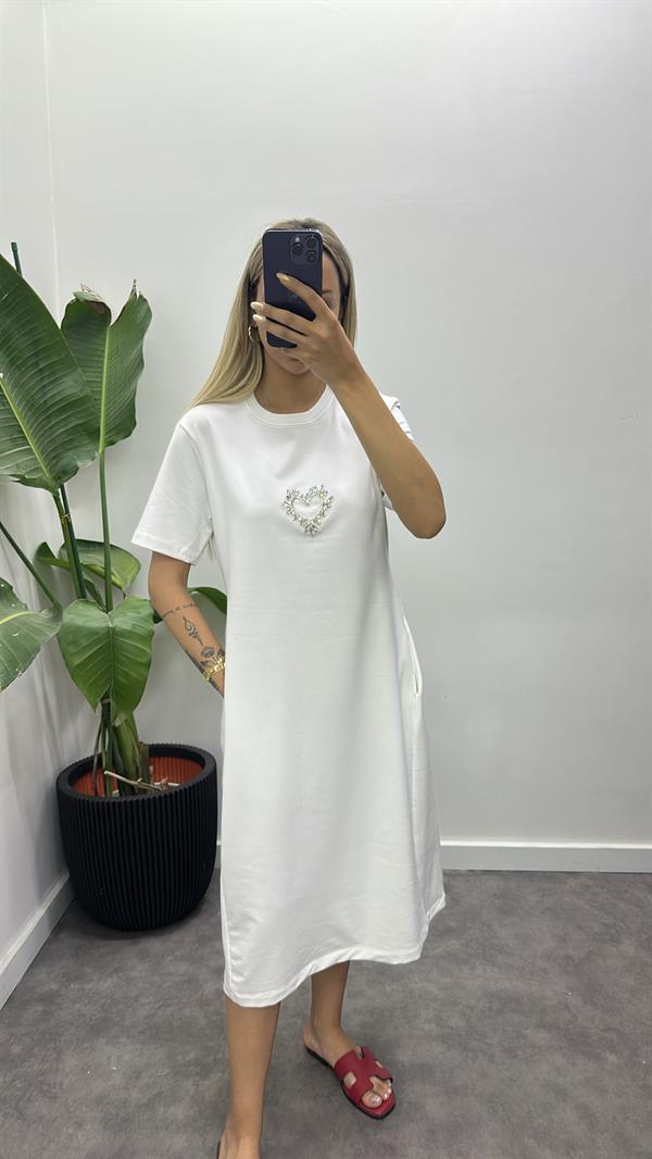 Kalpli Kompak Elbise