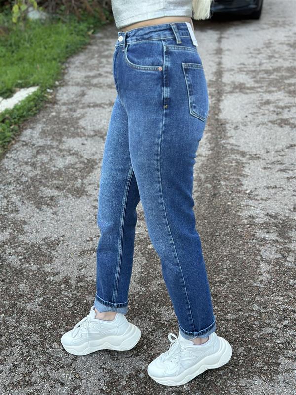 Kar Yıkama Straight Leg Jean