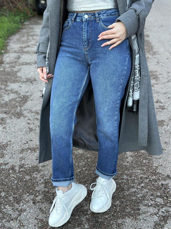 Kar Yıkama Straight Leg Jean