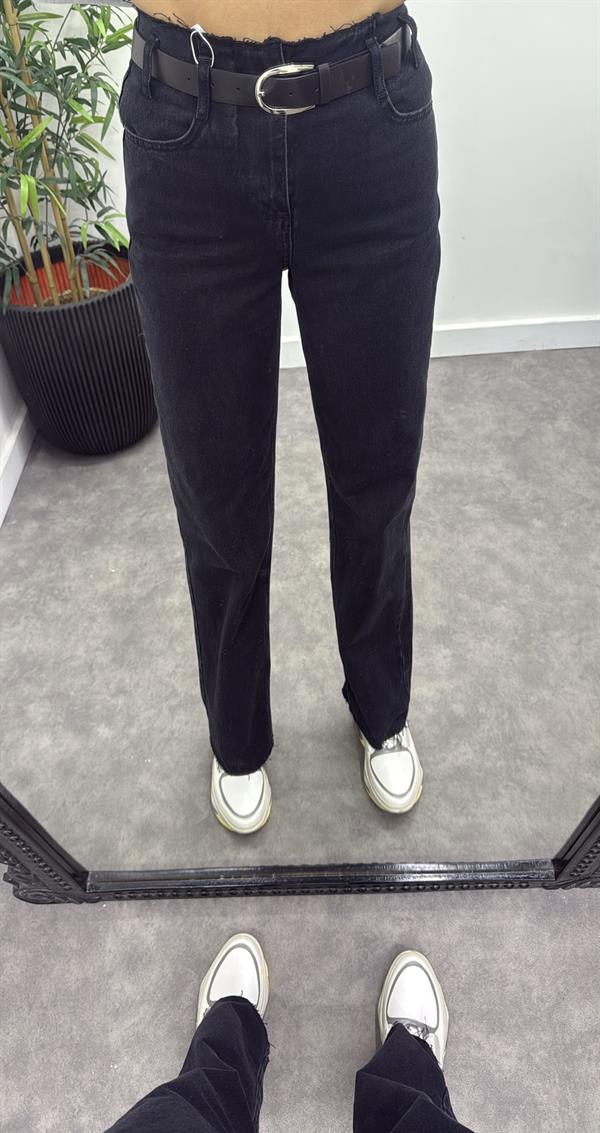 Kemerli Denim Palazzo Jean