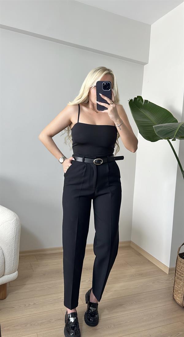 Kemerli Havuç Pantolon