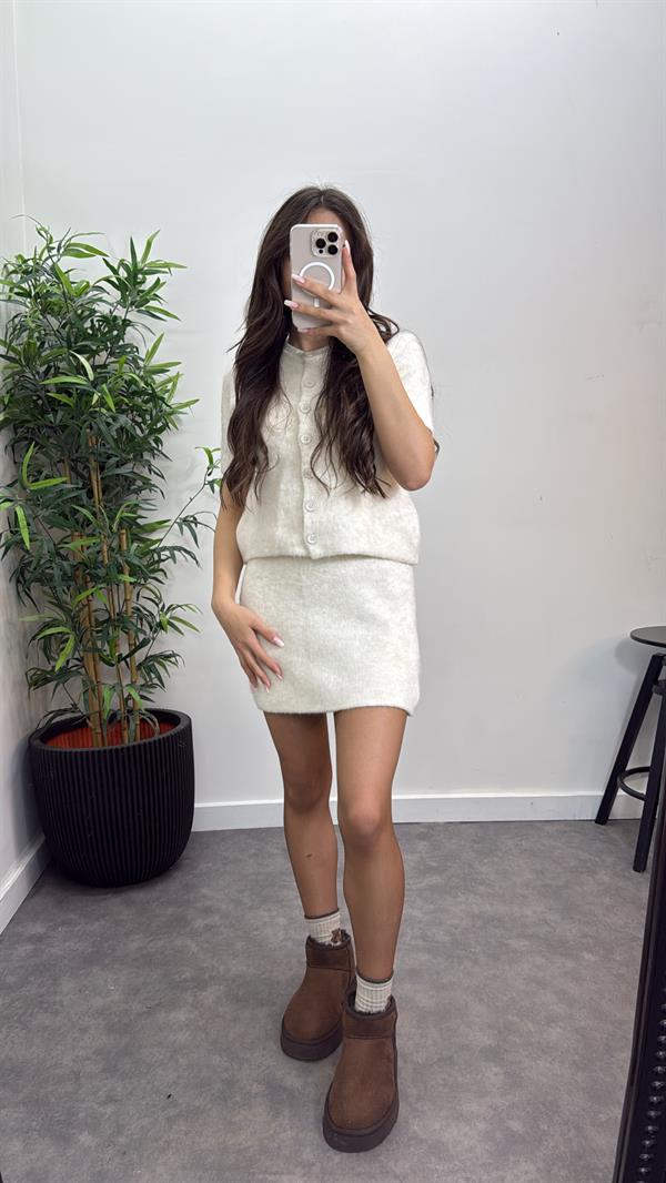 Kısa Kollu Hırka Takım