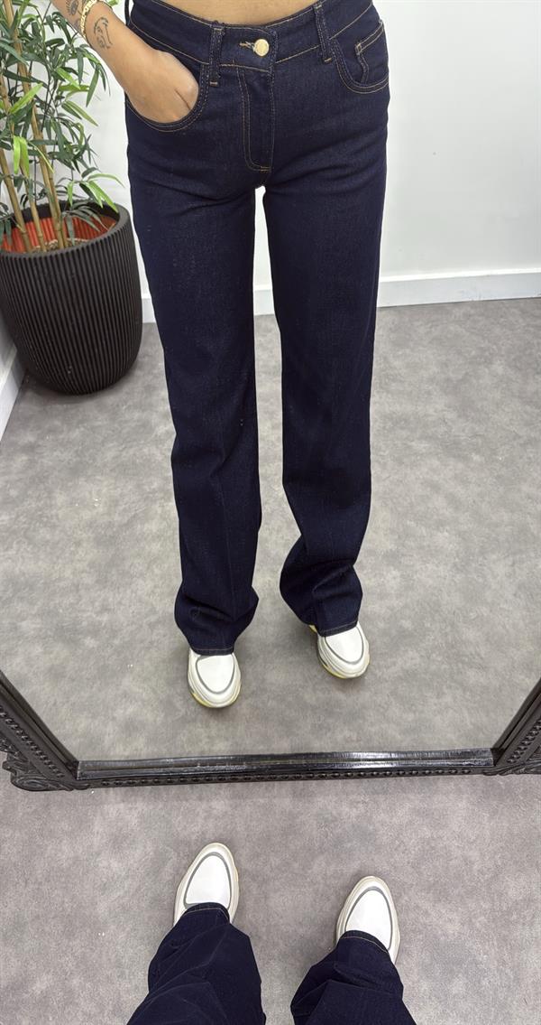 Lacivert Palazzo Jean