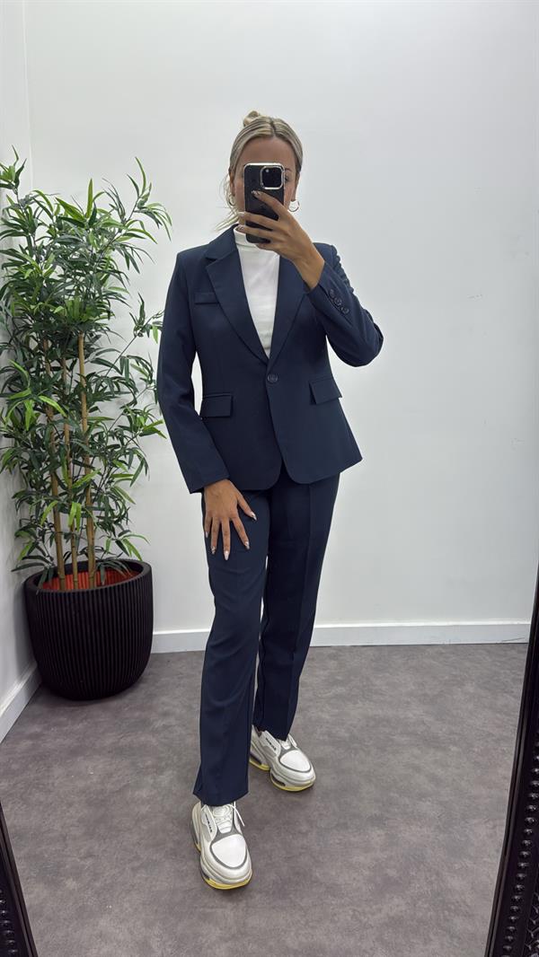 Lacivert Slimfit Takım Elbise