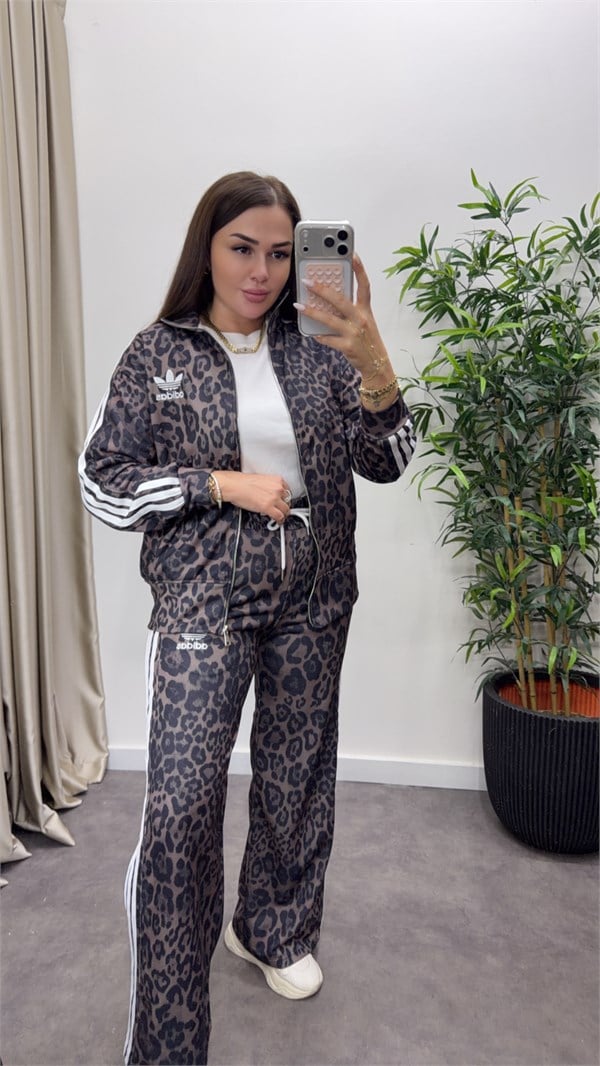 Marka Model Baskılı Fermuarlı Takım