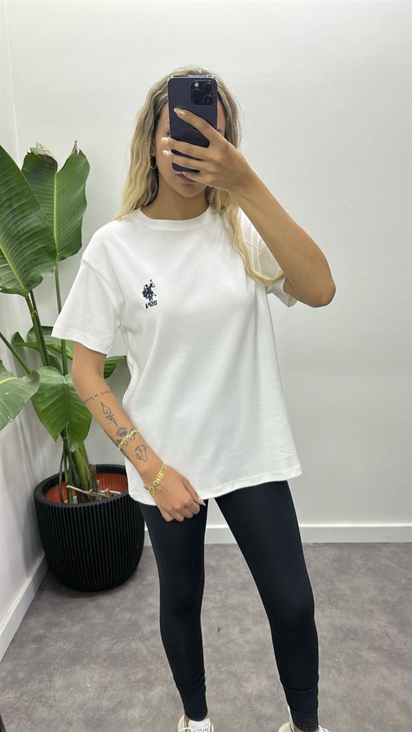 Nakışlı Ayıcık İşlemeli T-Shirt