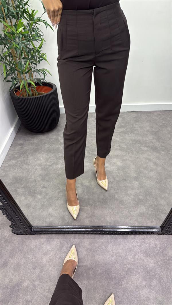 Önü Flatolu Kumaş Pantalon