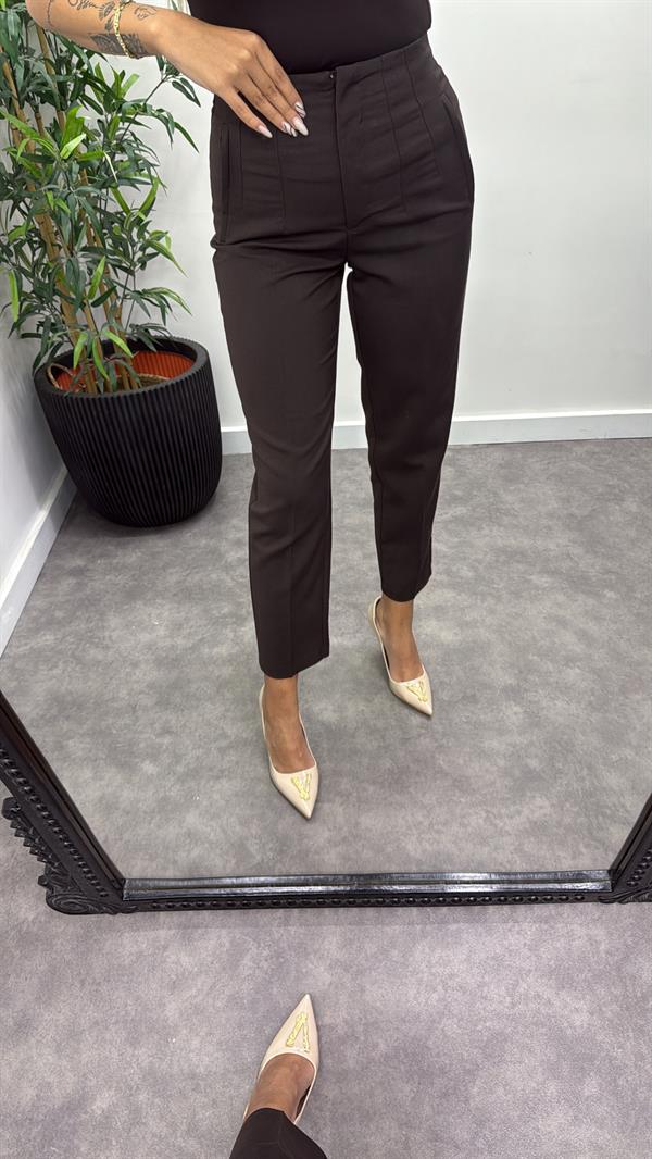 Önü Flatolu Kumaş Pantalon