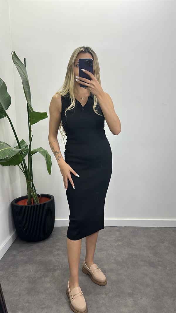 Orj Marka Çelik Triko Elbise