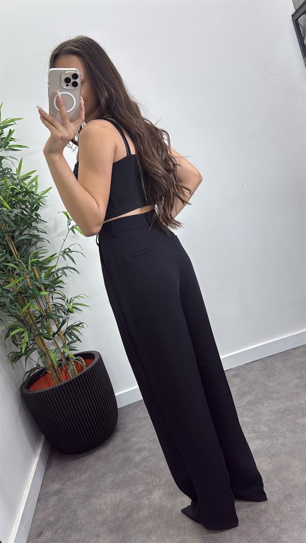 Palazzo Kumaş Pantolon