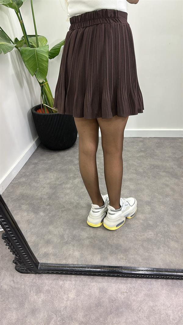 Pliseli Şortlu Etek
