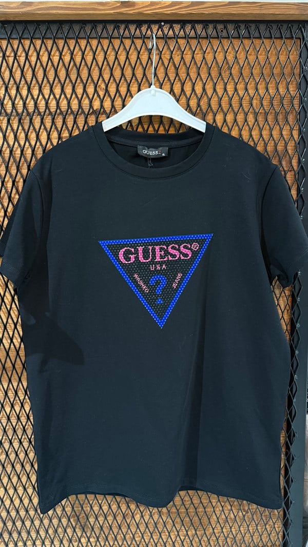 Premium Gues Taşlı Tişört