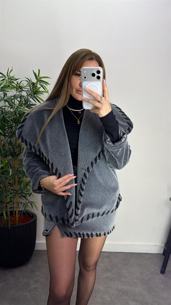 Premium Kalite Sakallı Yumoş Ceket