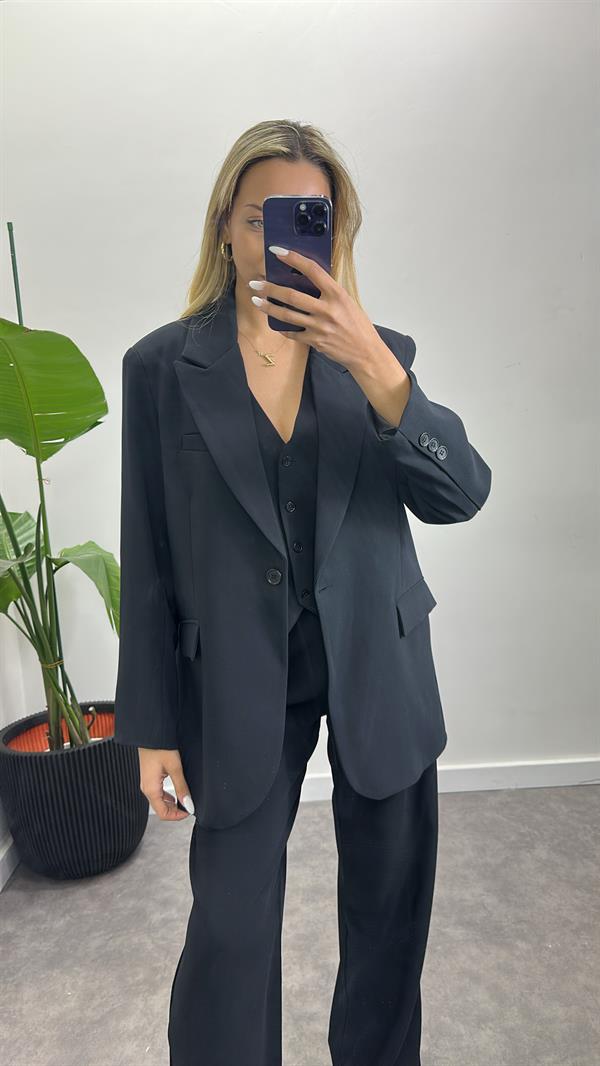 Premium Tek Düğmeli Blazer Ceket