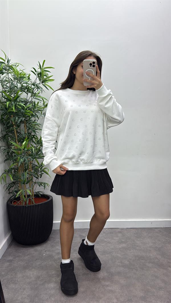 Taşlı Wang Sweat-Shirt