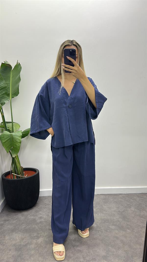 Tensel Palazzo Kumaş Pantolon