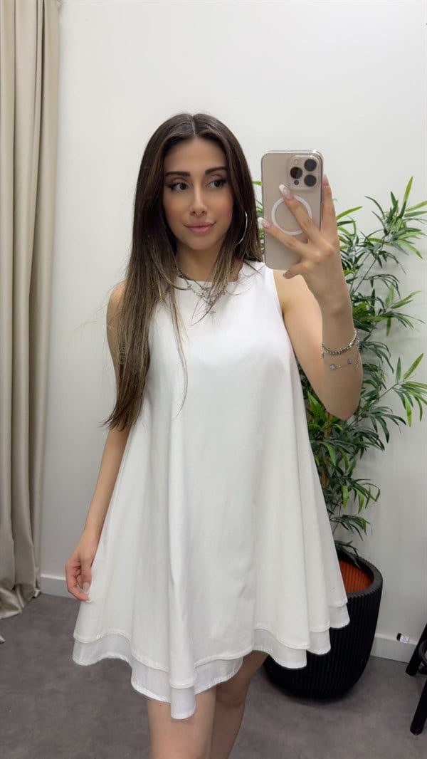 Volümlü Kısa Elbise