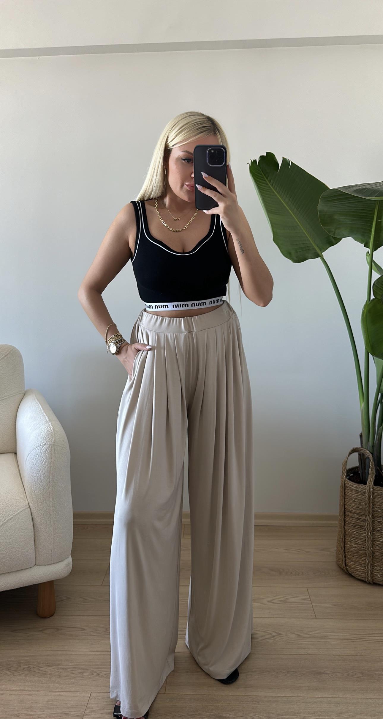 Bol Paça Modal Pantolon