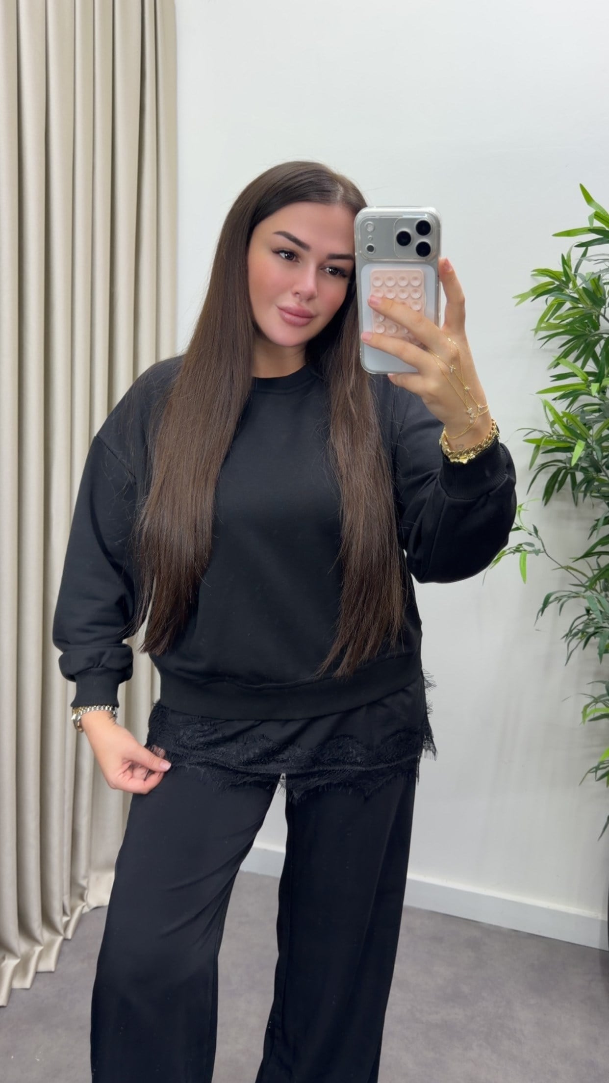 Dantel Detay SweatShirt