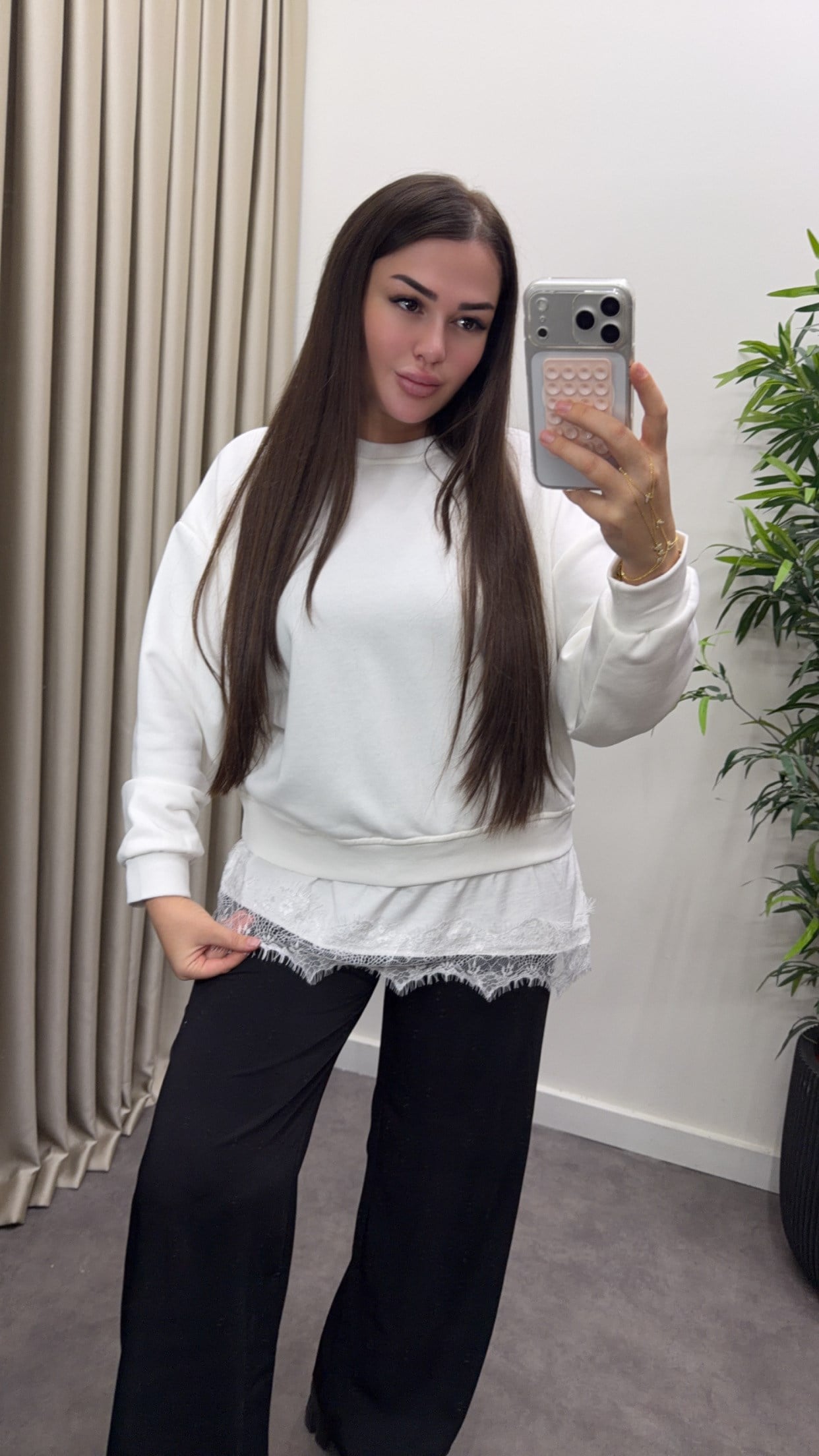 Dantel Detay SweatShirt