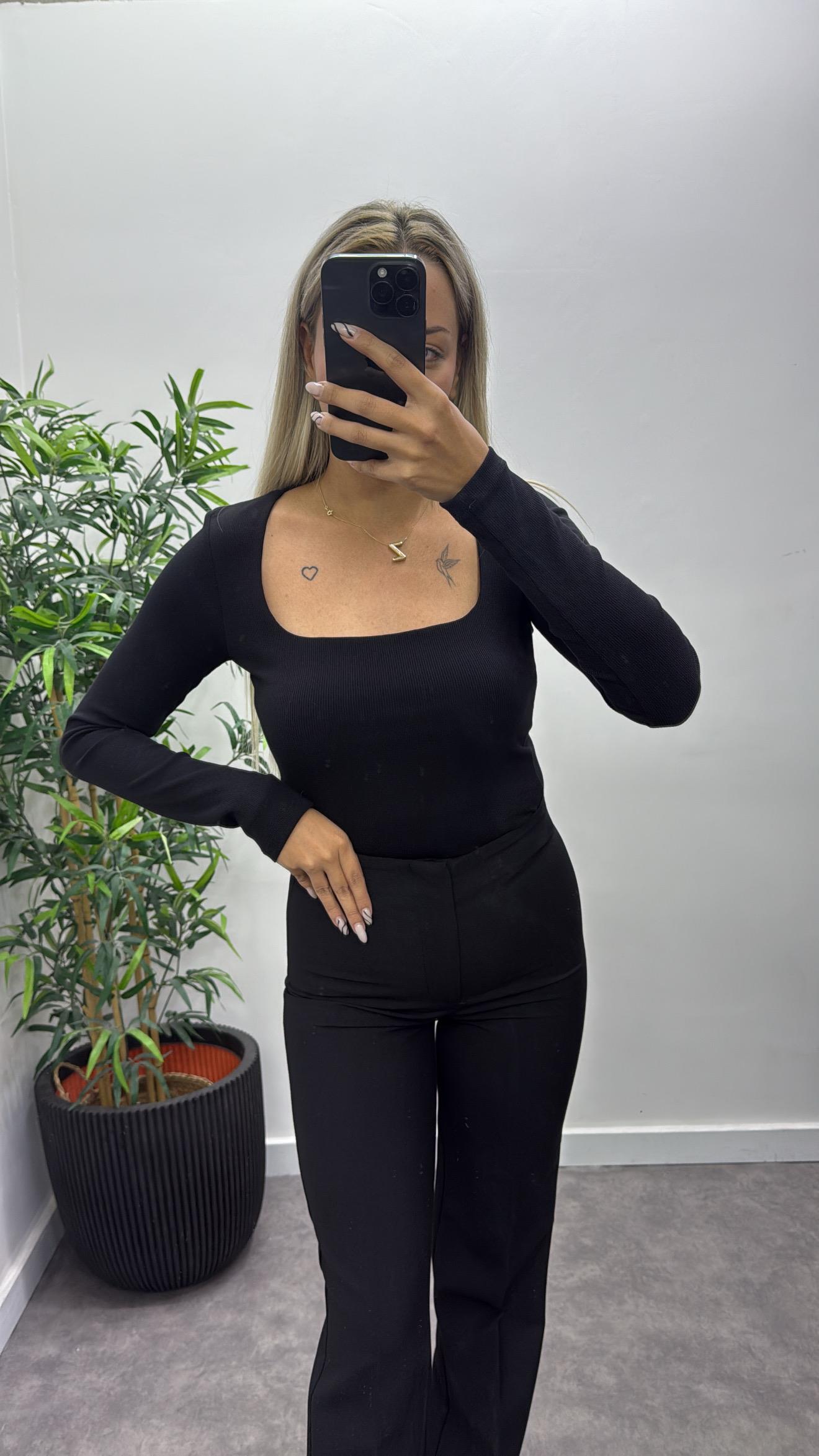 Kaşkorse Çıtçıtlı Bodysuit