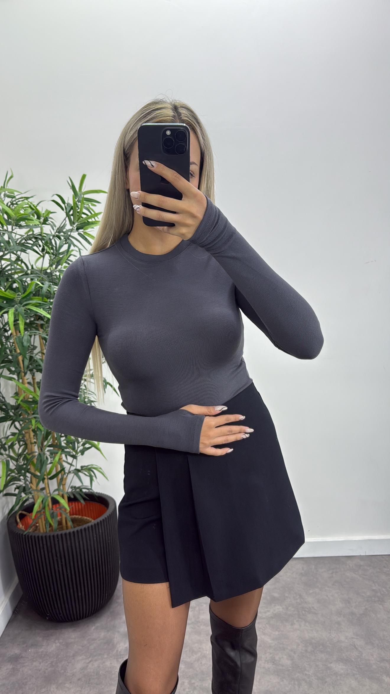 Kolu Yırtmaçlı Basic Badi