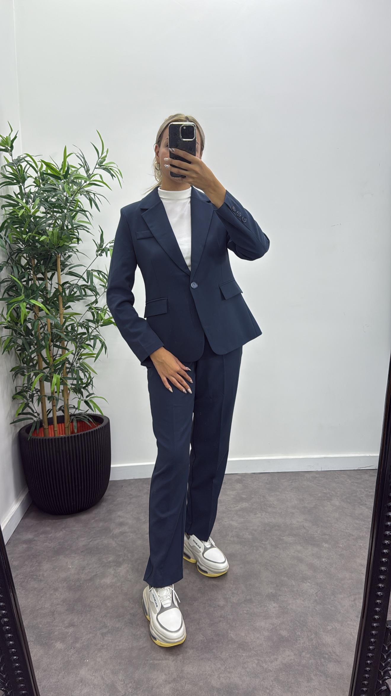 Lacivert Slimfit Takım Elbise