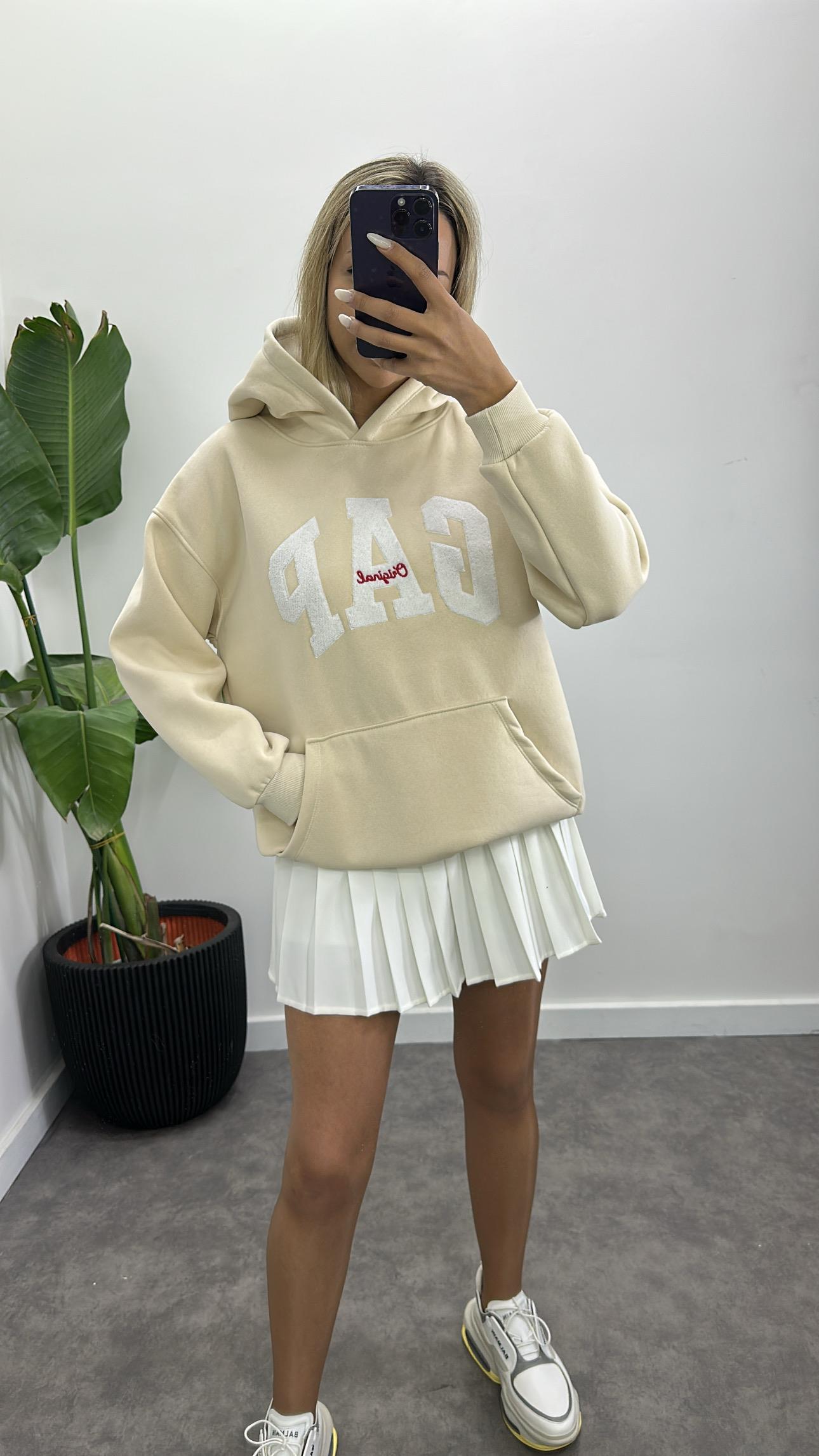 Marka Model Şardonlu Sweatshirt