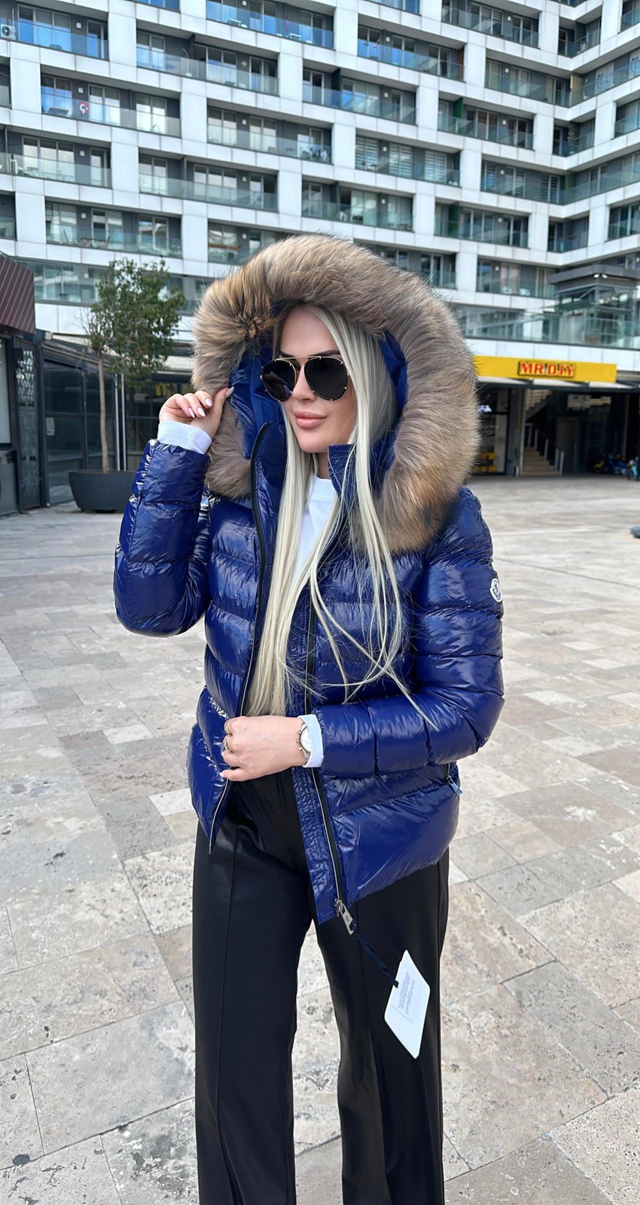 Mon*ler Model Kürklü Mont